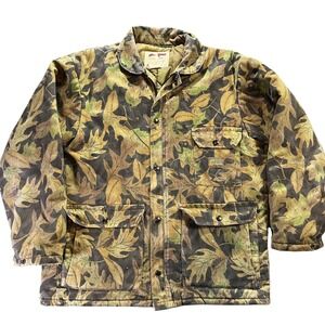 Gunflint Apparel Mens Large Regular Camo Tru Leaf Jacket Made in USA